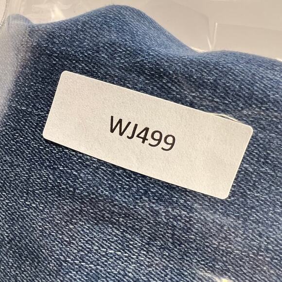 SPANX Seamed Front Wide Leg Pull On Stretch Jeans Vintage Indigo Wash Size S - Picture 15 of 16